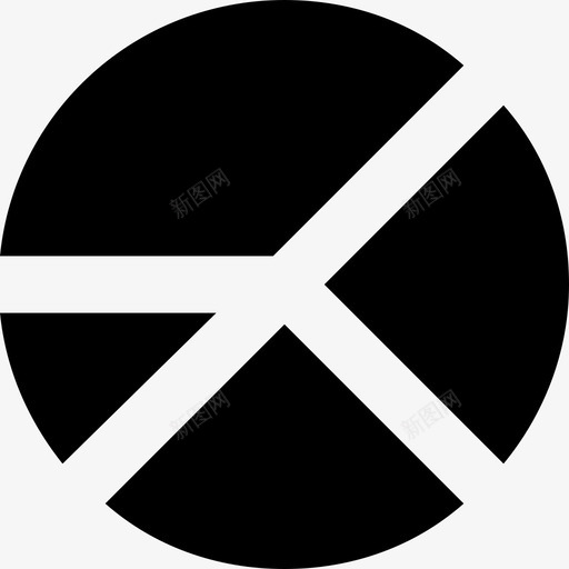 饼图学校和教育2实心图标svg_新图网 https://ixintu.com 学校和教育2 实心 饼图