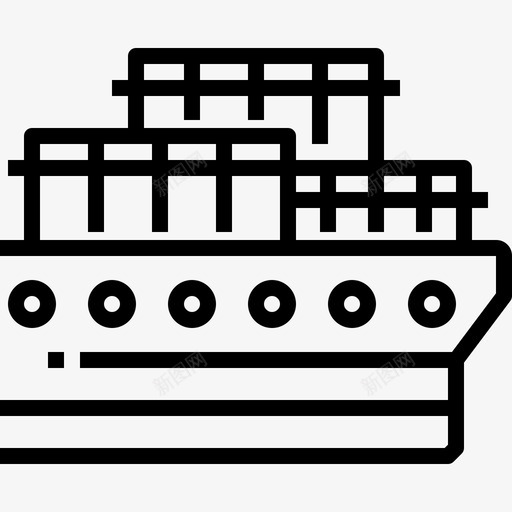 货物装运和交付18直线图标svg_新图网 https://ixintu.com 直线 装运和交付18 货物