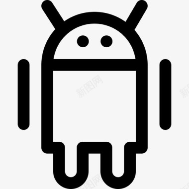 Android徽标503线性图标图标