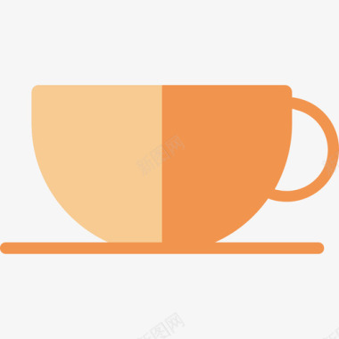 马克杯咖啡7扁平图标图标