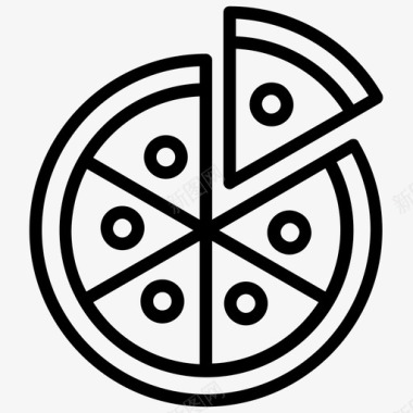 披萨食物意大利料理图标图标