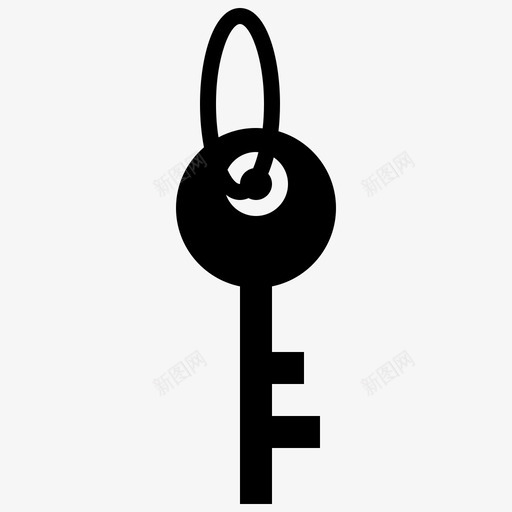 钥匙建筑物房屋图标svg_新图网 https://ixintu.com 安全可靠 建筑物 房地产 房屋 财产 钥匙