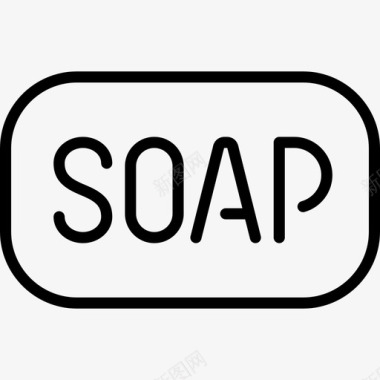 肥皂洗衣液4线性图标图标