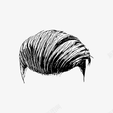 男士发型发型师头图标图标
