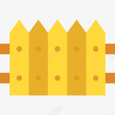 围栏自然31平坦图标图标