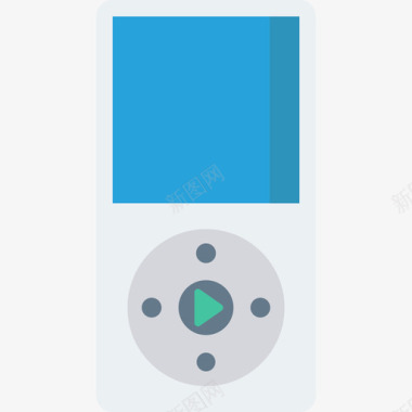 Mp3音乐音频和视频平板图标图标
