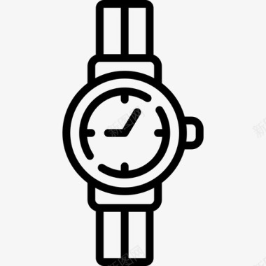 手表电子商务40线性图标图标
