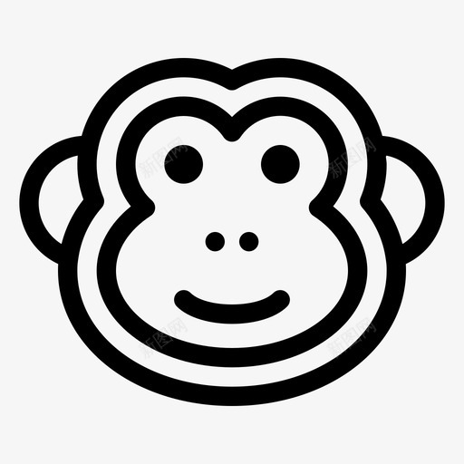猴子猿黑猩猩图标svg_新图网 https://ixintu.com 2018年6月10日 大猩猩 灵长类 猴子 猿 黑猩猩