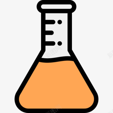 试管兽医10线性颜色图标图标