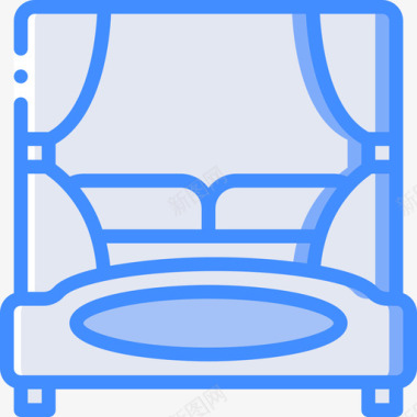 床家具61蓝色图标图标