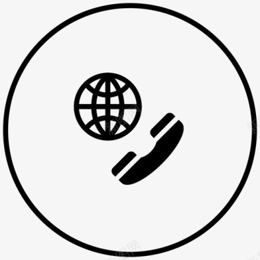 呼叫支持呼叫中心通信图标图标