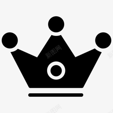 皇冠头饰高贵图标图标