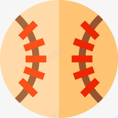 球棒球6平手图标图标