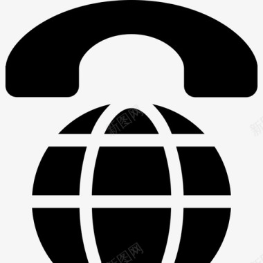 国际电话电话通讯图标图标