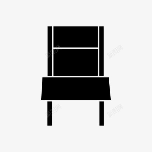 椅子座位木制图标svg_新图网 https://ixintu.com 座位 木制 椅子 用户界面 网页设计图标字形