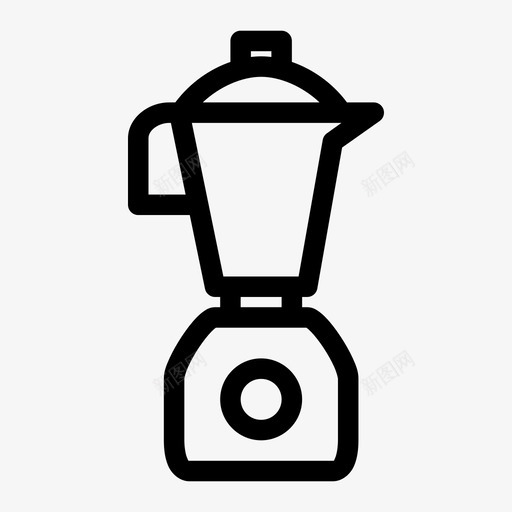 搅拌机展示品机器图标svg_新图网 https://ixintu.com 冰沙 切割器 厨房 展示品 搅拌机 机器 榨汁机 电子 破碎机