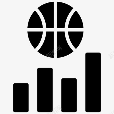 运动统计篮球分析篮球kpi图标图标