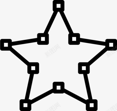 星型工具创建图标图标