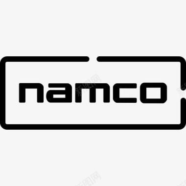 Namco视频游戏标识3线性图标图标