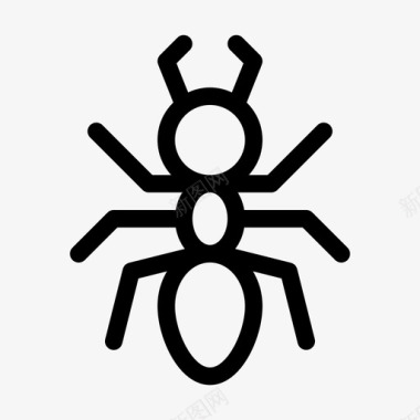 蚂蚁甲虫虫子图标图标