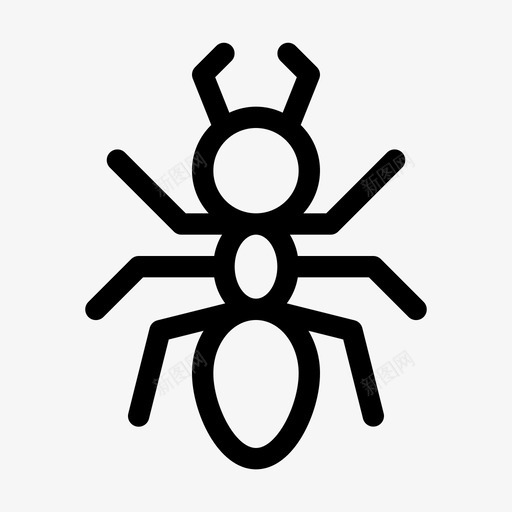 蚂蚁甲虫虫子图标svg_新图网 https://ixintu.com 2018年6月10日 害虫 昆虫 甲虫 虫子 蚂蚁