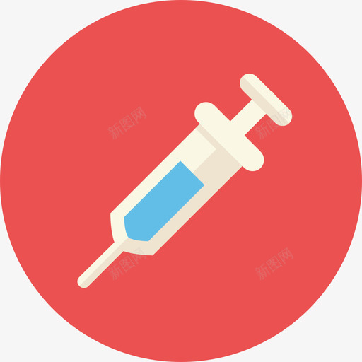 注射器实验室扁平图标svg_新图网 https://ixintu.com 实验室 扁平 注射器