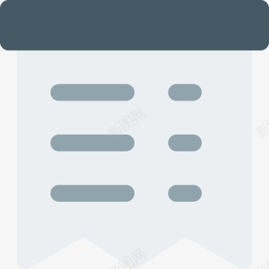 购物收据71公寓图标图标