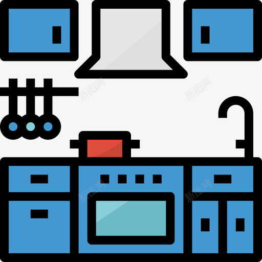 厨房烹饪18线性颜色图标svg_新图网 https://ixintu.com 厨房 烹饪18 线性颜色