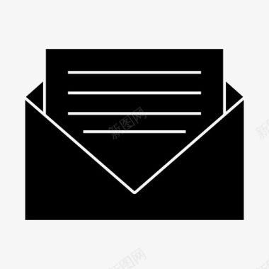 邮件邀请信件图标图标
