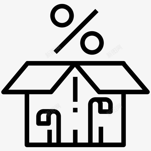 销售盒子礼物图标svg_新图网 https://ixintu.com 包装 概述收藏 百分比 盒子 礼物 销售