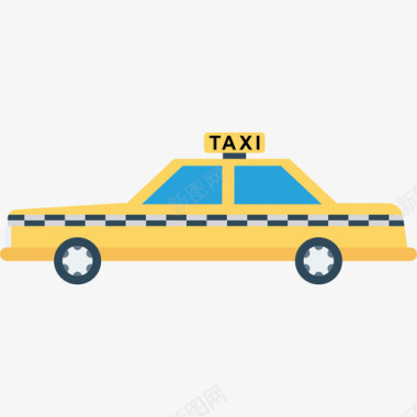 出租车42路平车图标图标