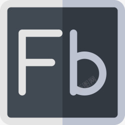 flash8Flashadobe徽标8平面图标高清图片