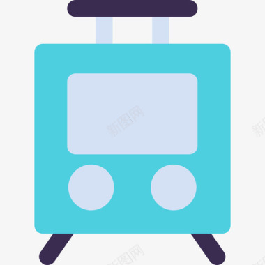 火车旅行89平车图标图标