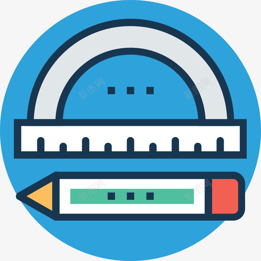 制图教育76线颜色图标svg_新图网 https://ixintu.com 制图 教育76 线颜色