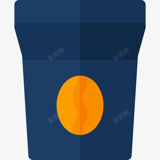 咖啡袋带走10个平的图标svg_新图网 https://ixintu.com 咖啡袋 带走10个 平的