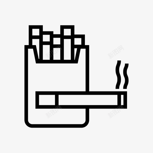 香烟烟盒烟图标svg_新图网 https://ixintu.com 烟 烟盒 聚会庆典 香烟