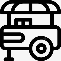 7号球裤图标美食摊嘉年华7号直列式图标高清图片