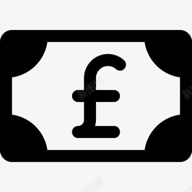 英镑货币26填充图标图标