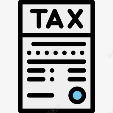 税财务50线颜色图标图标