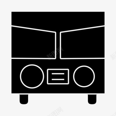 巴士巴士学校交通图标图标