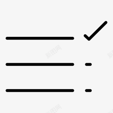 列表检查表列表项图标图标