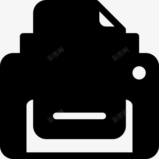 打印机打印17填充图标svg_新图网 https://ixintu.com 填充 打印17 打印机