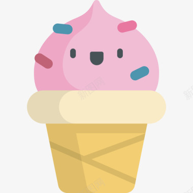 冰淇淋日本21平的图标图标