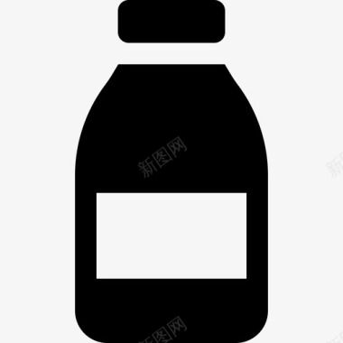 奶瓶饮料5装满图标图标