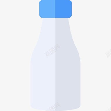 牛奶家庭用品7扁平图标图标