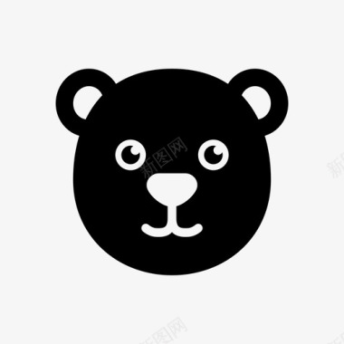 熊动物野生动物图标图标