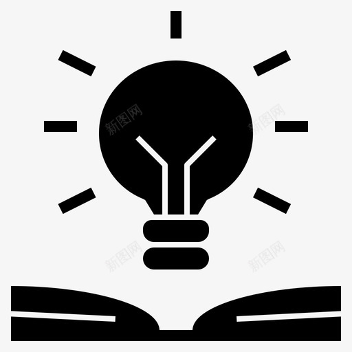 知识概念想法图标svg_新图网 https://ixintu.com 学习 想法 想象 概念 知识 知识管理字形
