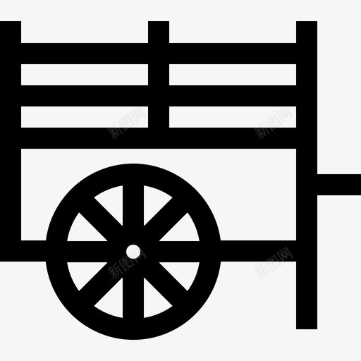 货车农业17直线型图标svg_新图网 https://ixintu.com 农业17 直线型 货车