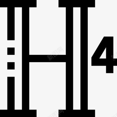 H编辑2线性图标图标