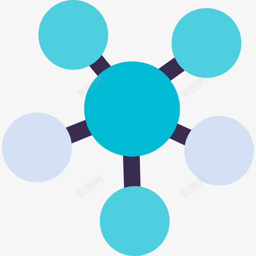 网络通信85扁平图标svg_新图网 https://ixintu.com 扁平 网络 通信85